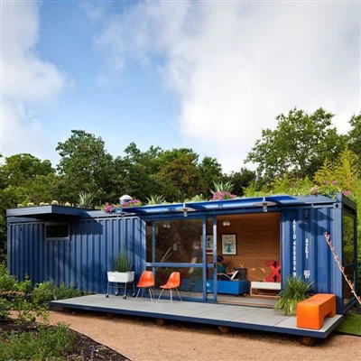Casa contenedor prefabricada de 40 pies